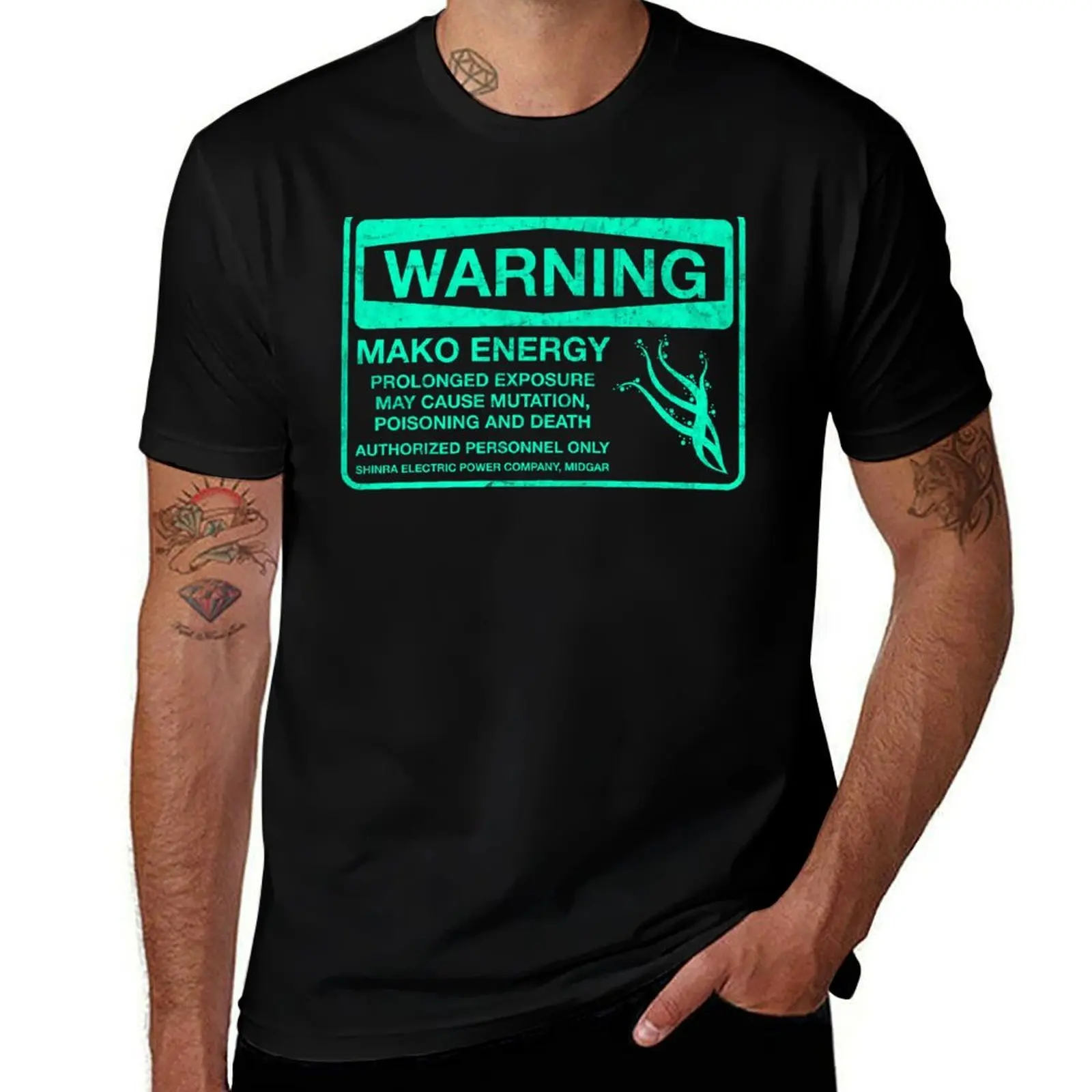 Warning: Mako Energy T-Shirt Performance Workout Short Sleeve Tee