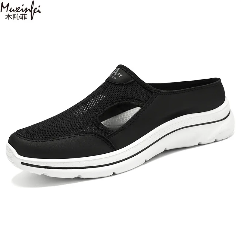 

Men's Summer Slippers Breathable Casual Shoes Soft Cushioned Dad Footwear Light Weight Mens Shoes Free Shipping Shoes