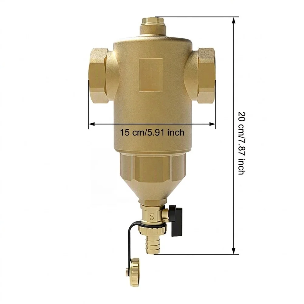 For Protecting Plumbing Appliances 20*15*5cm Brass Spin-Down Filter Cleaning Tool For Filters Robust Brass Construction