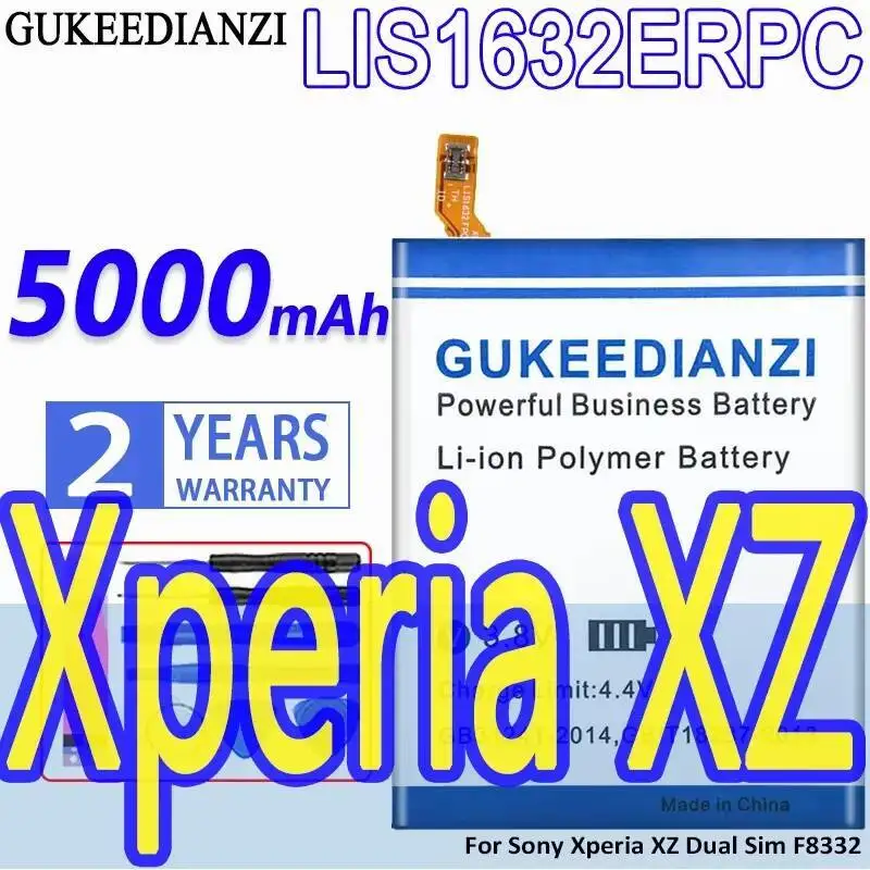 

5000 мАч Премиум-сменная быстрая зарядка для Sony Xperia XZ Xzs F8331 F8332 LIS1632ERPC аккумулятор мобильного телефона
