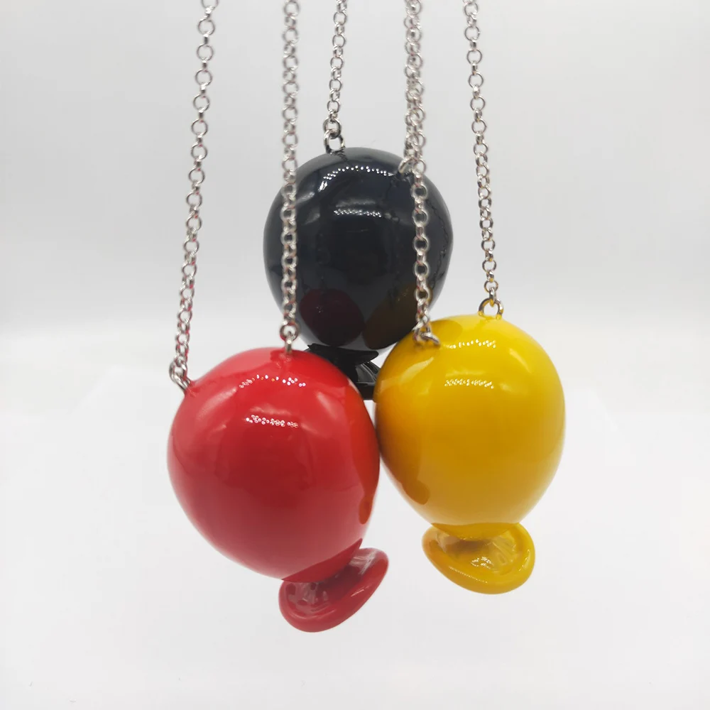 To Reines 2024 Europe Fashion Designer Brand Punk Colourfyl Balloon Pendant Luxury Necklace Chain Women Hight Quality Jewelry