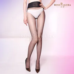 Sexy 0.1D Ultra-thin Women Tights Deep Crotch Seamless Silk Pantyhose High Waist Breathable Stockings For Office Lady Club Party