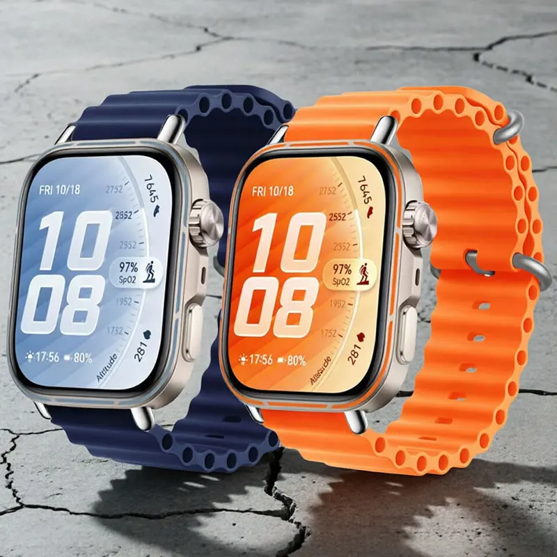 Silikon-Ocean-Armband für Huawei Watch Fit 5 4/5Pro Sportarmband für Huawei Watch Fit 4 Watch Fit 3 Zubehör