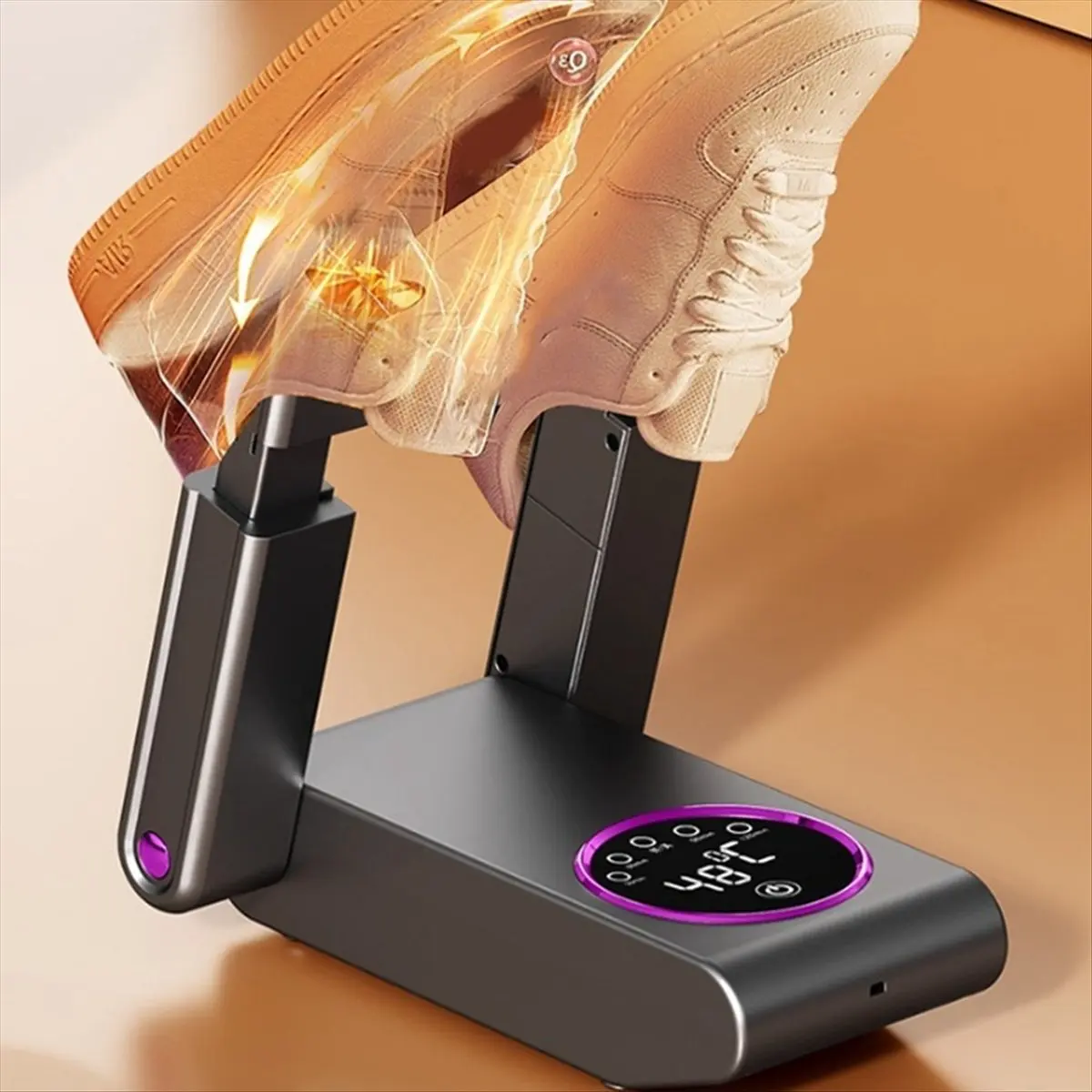 

AIMA Shoe Dryer Portable Electric Shoe and Boot Dryer 180° Folding Design Smart Display for Shoes Gloves Hats Socks US Plug