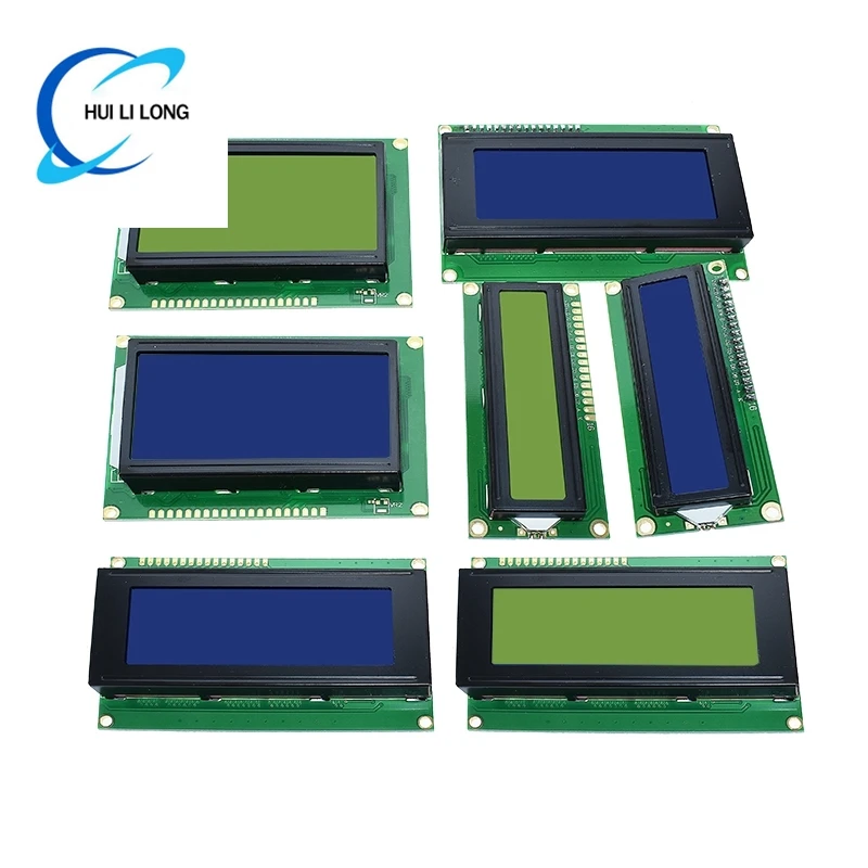 LCD1602 LCD 1602 2004 12864 module Blue Green screen 16x2 20X4 Character LCD Display Module HD44780 Controller blue black light