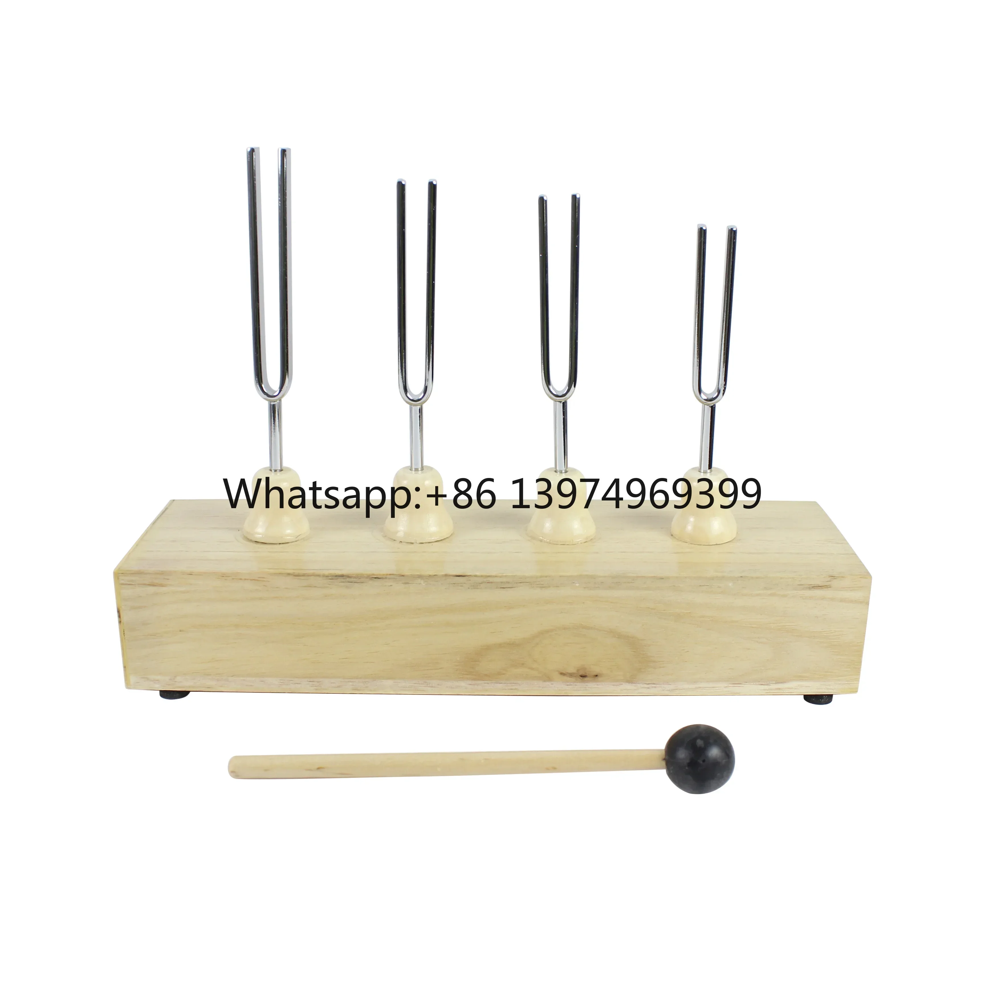 Physical Laboratory Equipment Kit Wooden Speaker 256Hz 320Hz 384Hz 512Hz Tuning Fork factory