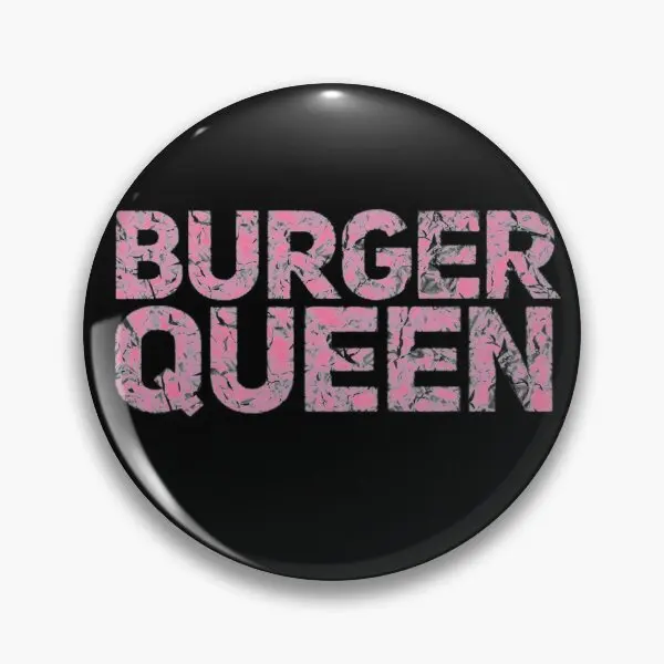 Burger Queen  Soft Button Pin Collar Jewelry Gift Brooch Cute Creative Clothes Lapel Pin Hat Women Lover Decor Cartoon Metal