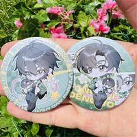 58MM Anime Wait for me after school Yu Fan Cosplay Costumes SPTE Tin Plated Pin Badge Accessories Pendant Prop