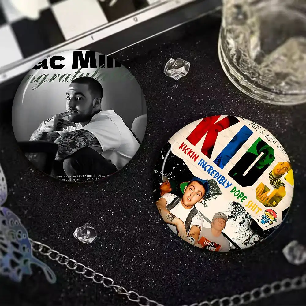Rapper M-Mac Miller Creative Tinplate Soft Button Pins Animal Icon Brooch Lapel Backpack Badge Accessories Pin