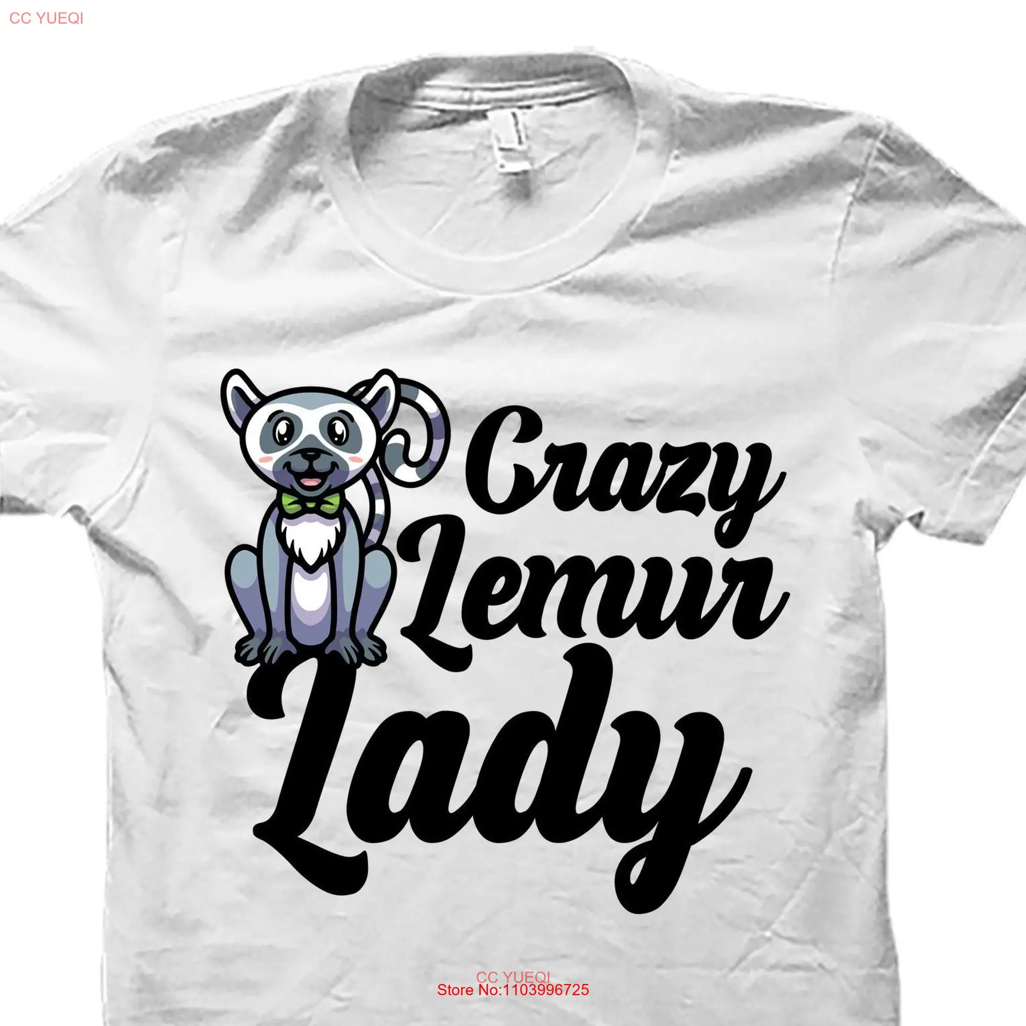 Lemur T Shirt s Lover Zookeeper Ring Tailed OS4965 long or short sleeves