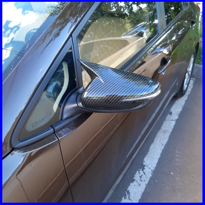 Car Styling For KIA Seed 2013-2017 Rearview Mirror Cover Trim With Horn Caps Decoration Auto Parts Accessories 4