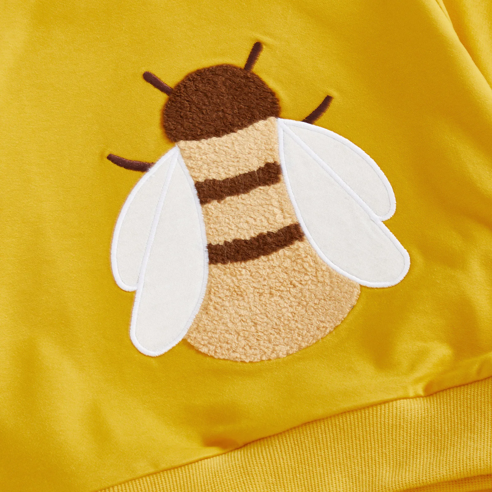 

1-4Y Baby Kids 2Pcs Fall Outfits Long Sleeve Bee Embroidery Sweatshirt Tops Pants Set Kid Clothes Set