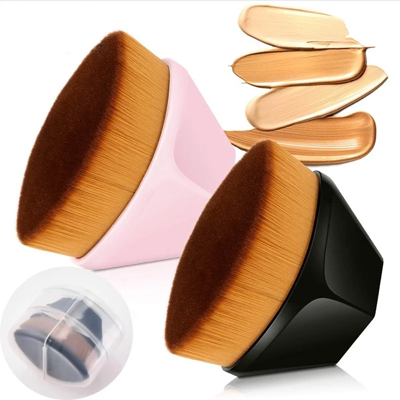 Hexagon Makeup Brush Beauty Powder Face Blush Brushes Portable Professional Foundation Brush Large Cosmetics Soft Base Make up