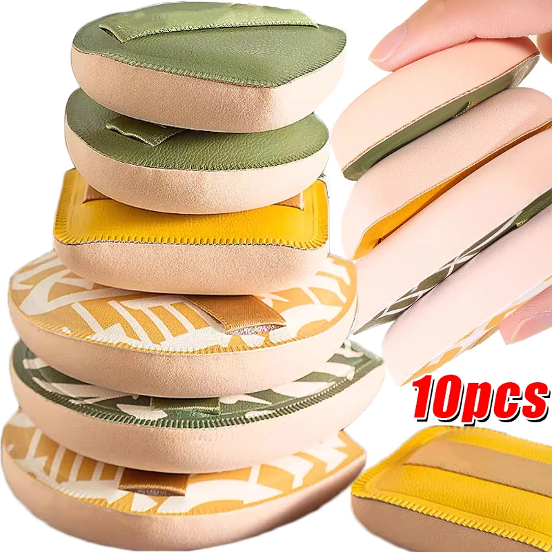 10pcs L/XL Large Size Cosmetics Puffs Super Soft Wet and Dry Concealer Foundation Cushion Cotton Candy Sponge Makeup Tools