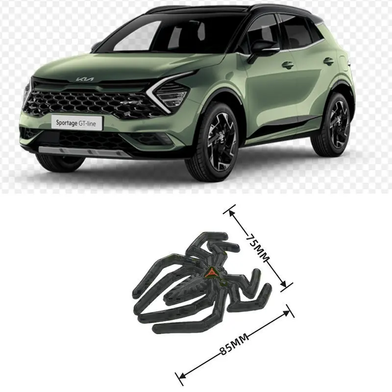 

2 шт., 3D металлические наклейки для автомобиля, Черная Вдова, наклейка для kia Niro Stinger GT Forte stonic Sorento PHEV ev6