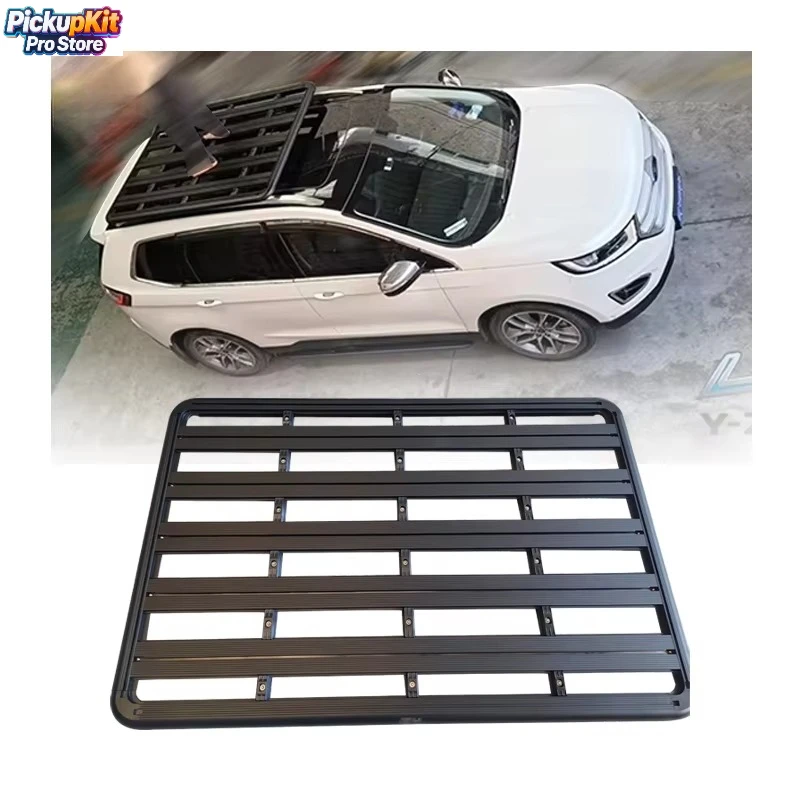 

Heavy - Duty Platform Roof Rack for Ranger Prado150 Prado120 LC200 Off - Road Luggage Carrier