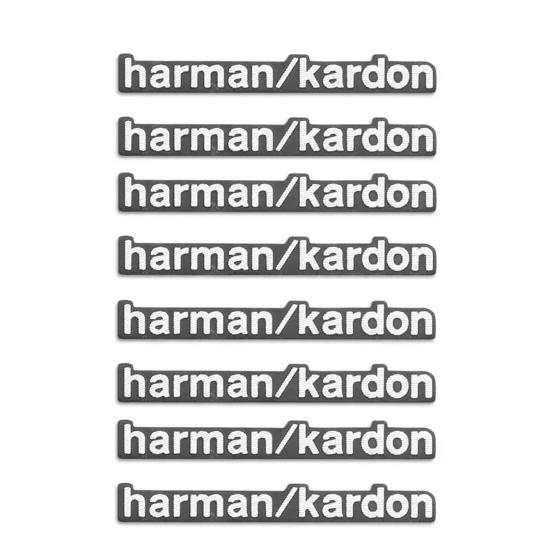 Harman Kardon Emblem Aluminium 3D Auto-Audio-Aufkleber für BMW M Renault Toyota Ford Skoda Opel Mitsubishi Hyundai Tesla Audi RS