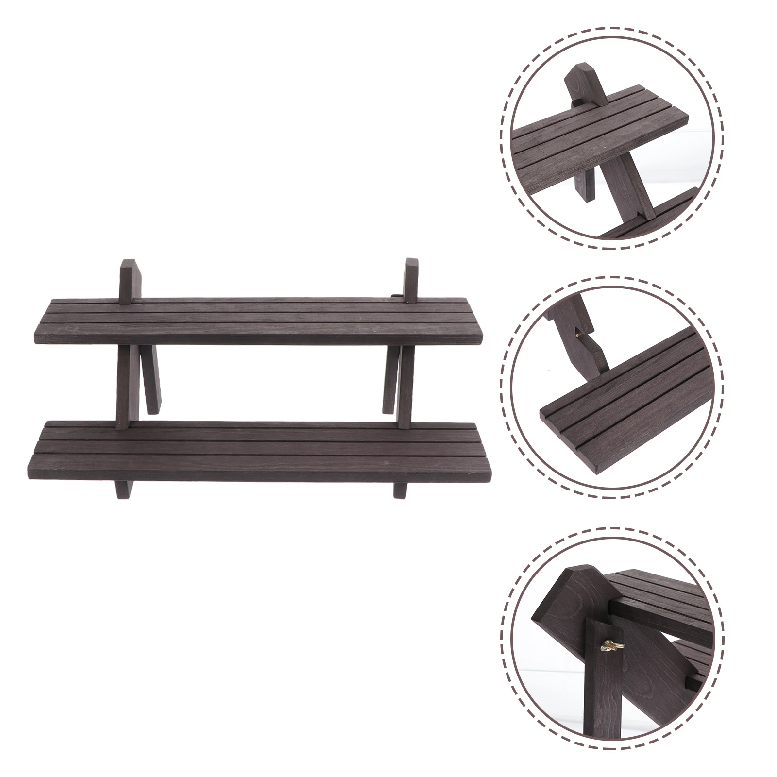 

Solid Wood Jewelry Stand Earring Rack Storage Display Household Studs Holder Desktop Wood Material Durable Unique Design