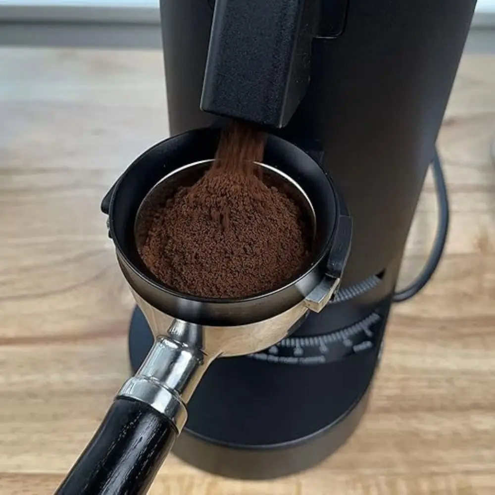 

6 Magnets Fit Coffee Dosing Ring External Fastening Design Prevent Flying Powder Portafilter Coffee Catcher Ring Aluminum Alloy