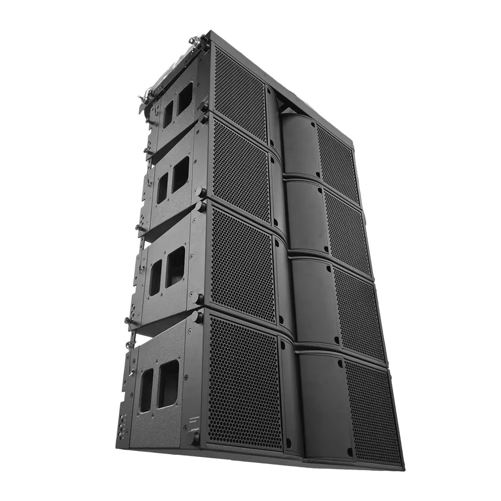 Professional Dual 12 Inch Line Array Speaker Dual 18 Inch Subwoofers Large  Concert Complete PA Audio Sound Equipment