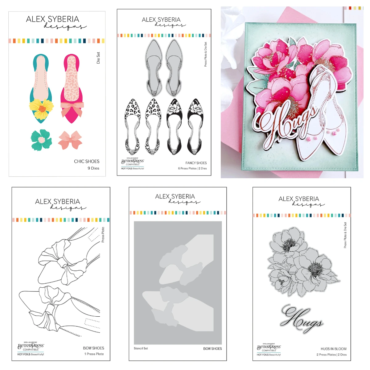 

Chic Shoes Die Set Metal Cutting Dies Stamps Stencil Hot Foil For DIY Scrapbooking Decoration Greeting card Embossing Template