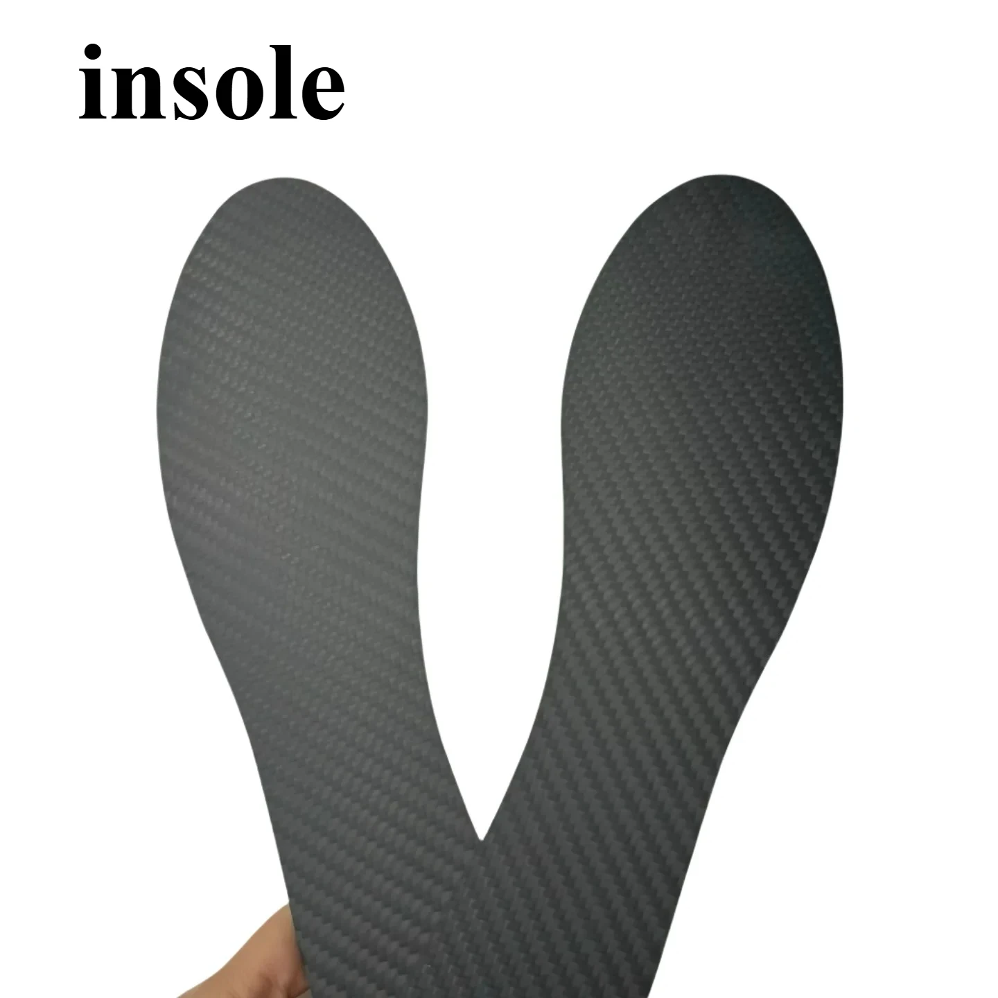Carbon Fiber Insole Breathable Fashion Rigid Shoe Insert for Men Women Outdoor Sport Shoe-pad Hiking Running Lightweight Insoles
