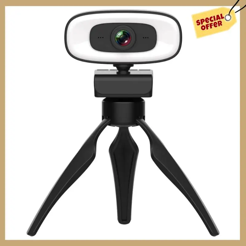 USB веб-камера 4K 1080P мини-камера с микрофоном черная для Youtube ПК камера для видеосъемки