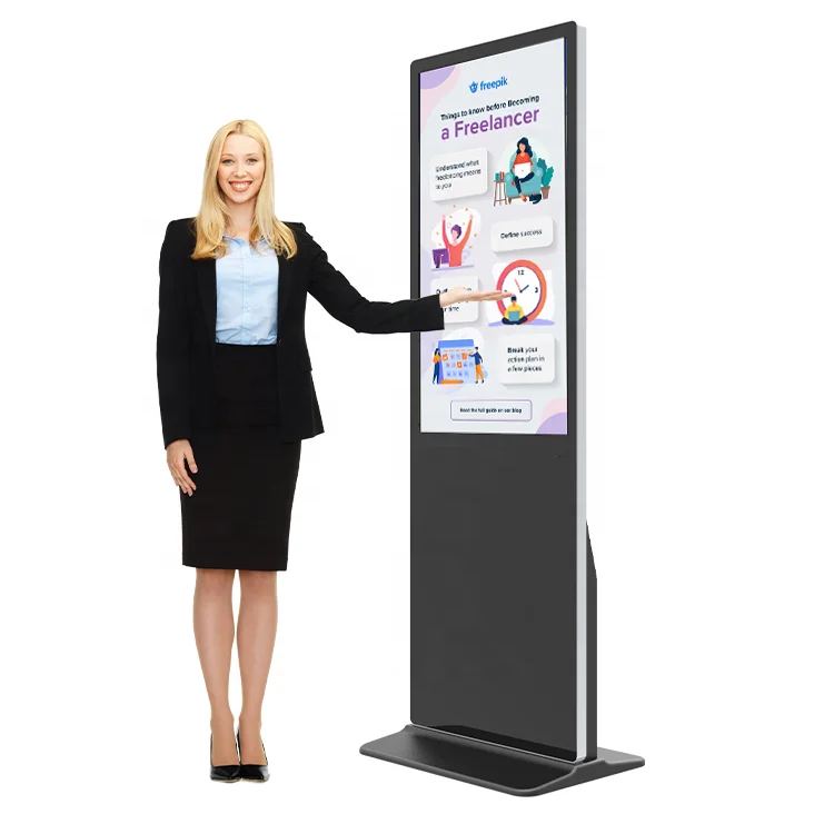 

LED screen LCD advertising display kiosk digital signage and display totem