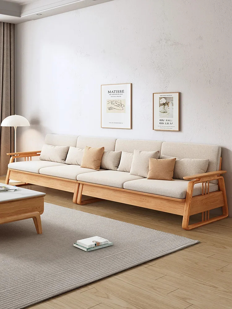 apartment living room log wind corner sofa combination