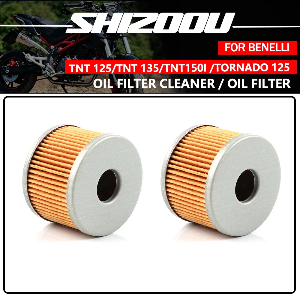 Motorcycle Genuine Parts Oil Filter for Benelli TNT125 TNT135 BN125 BN TNT 125 135 TNT150i TNT 150i EFI Engine Tornado 125