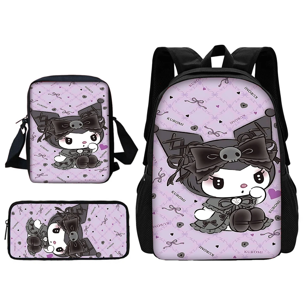 Sac à Dos d'École de Dessin Animé K-kuromis, Boîte à Crayons pour Garçon, Fille et Femme