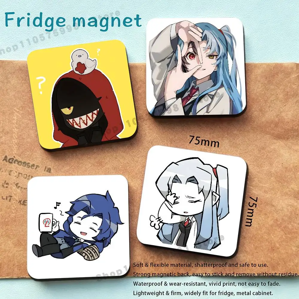 Angela Malkuth L-Lobotomy Corporation New PVC Fridge Magnet for Cartoon Refrigerator Decor For Child Magnetic Toy