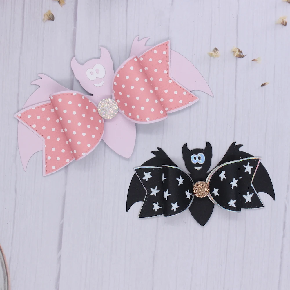 KLJUYP Bat łuki metalu wykrojniki szablony dla DIY Scrapbooking dekoracyjne wytłaczanie kartki DIY