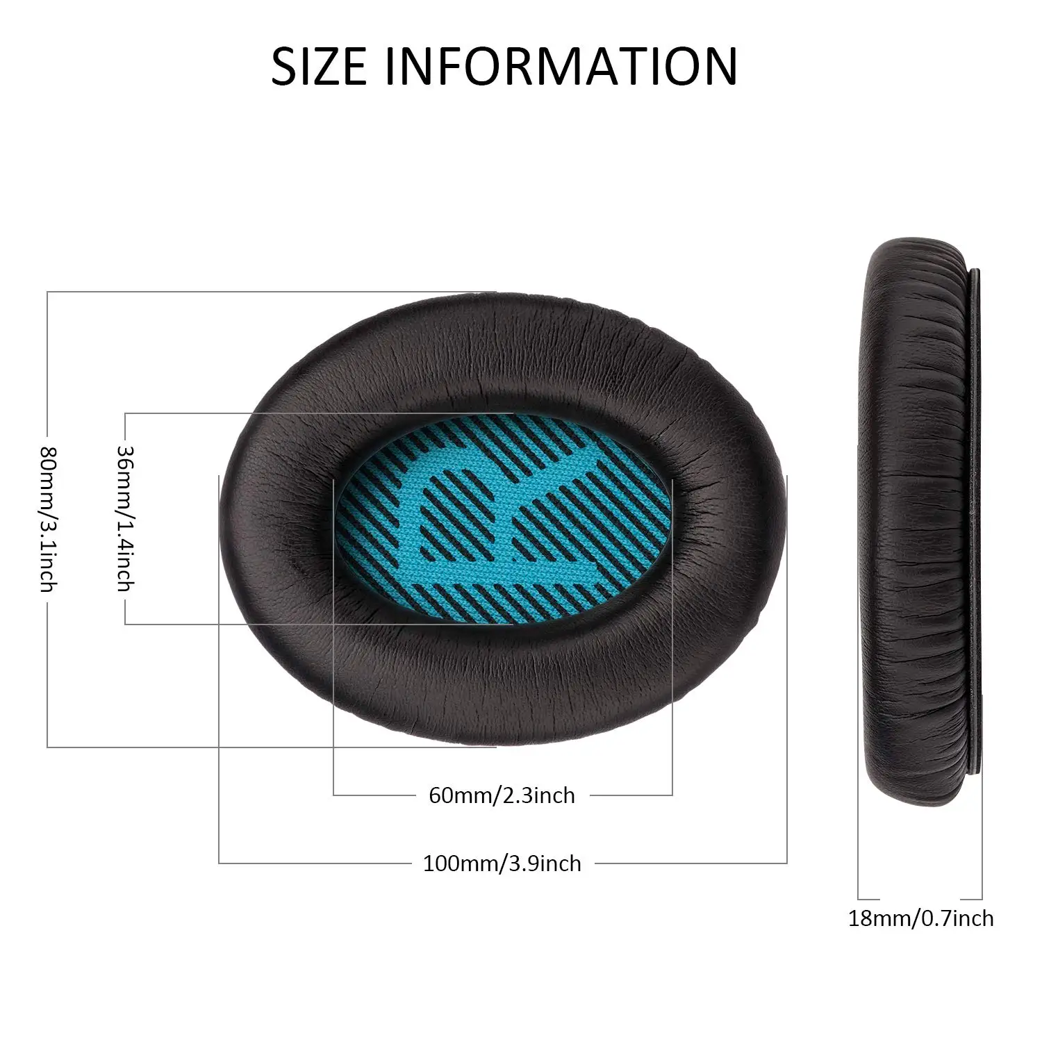 Replacement Soft Foam Sponge Headphone Ear Pad Cushion For BOSE QC2 QC25 QC35 QC15 AE2 SoundLink SoundTrue Around-Ear II AE2