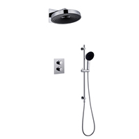 Two Function Constant Temperature 304 Stainless Steel Concealed Bathroom Shower Head Shower Set With Lifting Rod