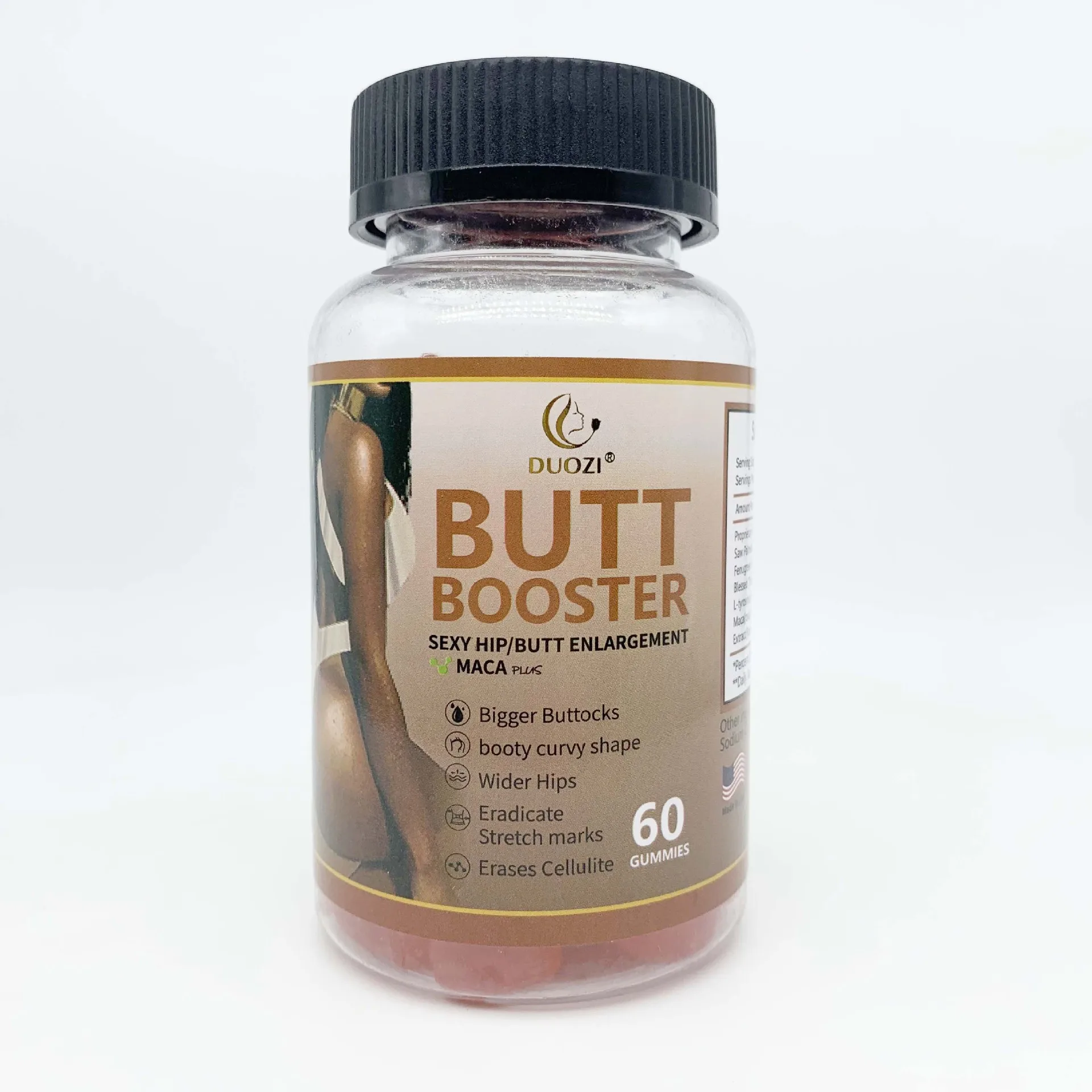 1 bottle of buttock lifting gummies to enhance physical fitness maintain health lift buttocks tighten reduce fatigue