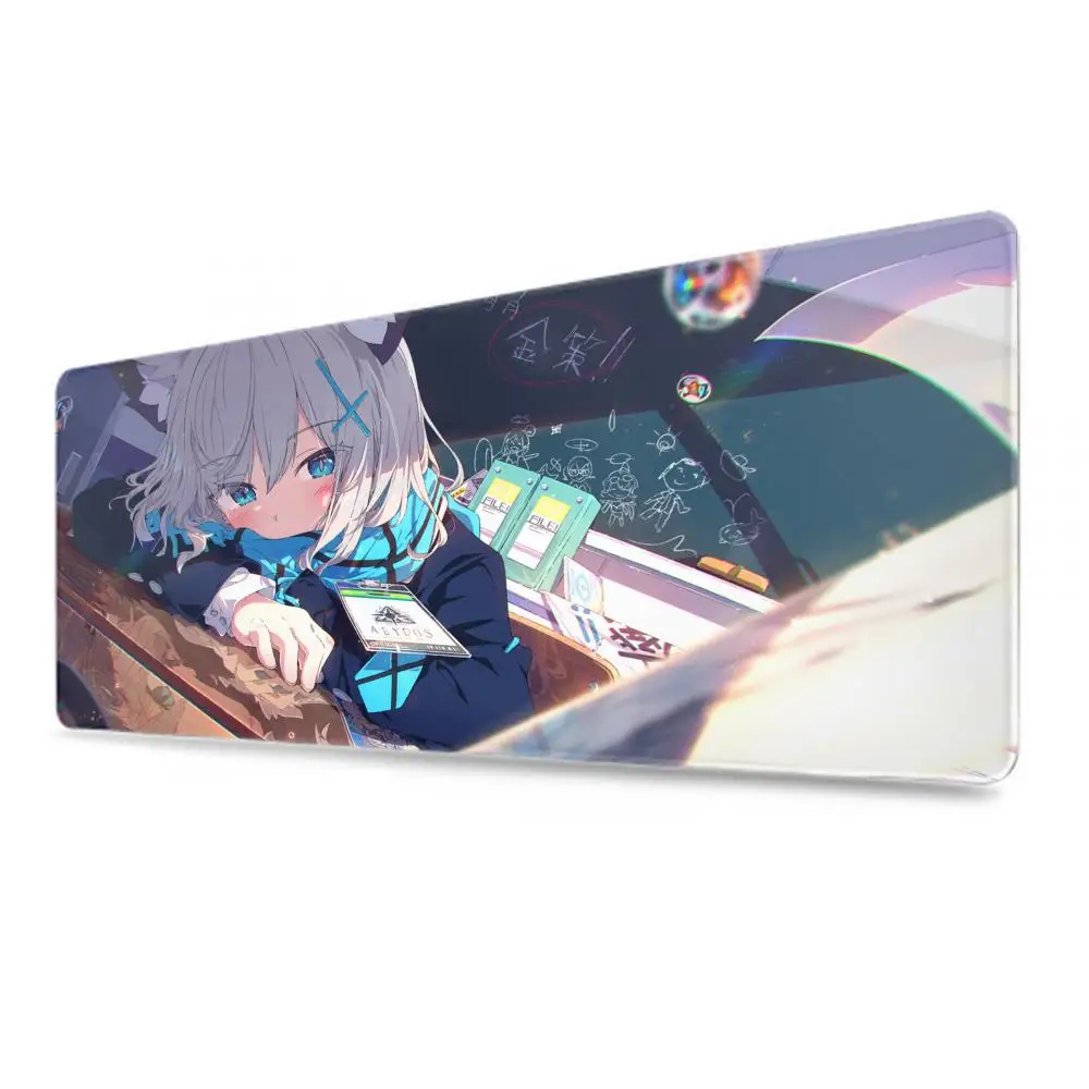 Sunaookami Shiroko Blue Archive Anime Girl Mousepad Large Gaming Mouse Pad LockEdge Thickened Computer Keyboard Table Desk Mat