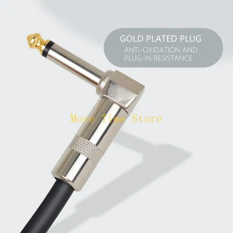 92ME Guitar Effects Connection Cable 6.35 Monoblock Effects Connection Cable Shielded Monoblock Cable 15cm/30cm/50cm
