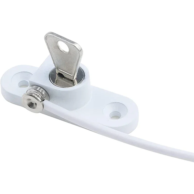 Cerradura de seguridad para niños blanca/negra, cerraduras para puerta y ventana de casa, llave para el cuidado de bebés, protección de seguridad para cajón de refrigerador