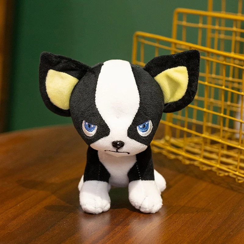 14CM JoJos Bizarre Adventure Golden Wind Hund IGGY Plüschtier Kawaii Anime Stofftier Puppe Weiches Sofakissen Raumdekoration Geschenk