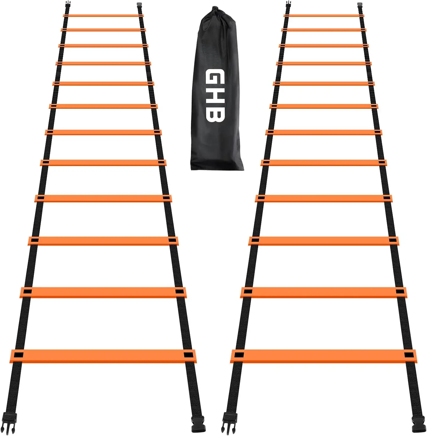 

20ft Agility Ladder 12 Rungs with Carrying Bag Speed Training Equipment