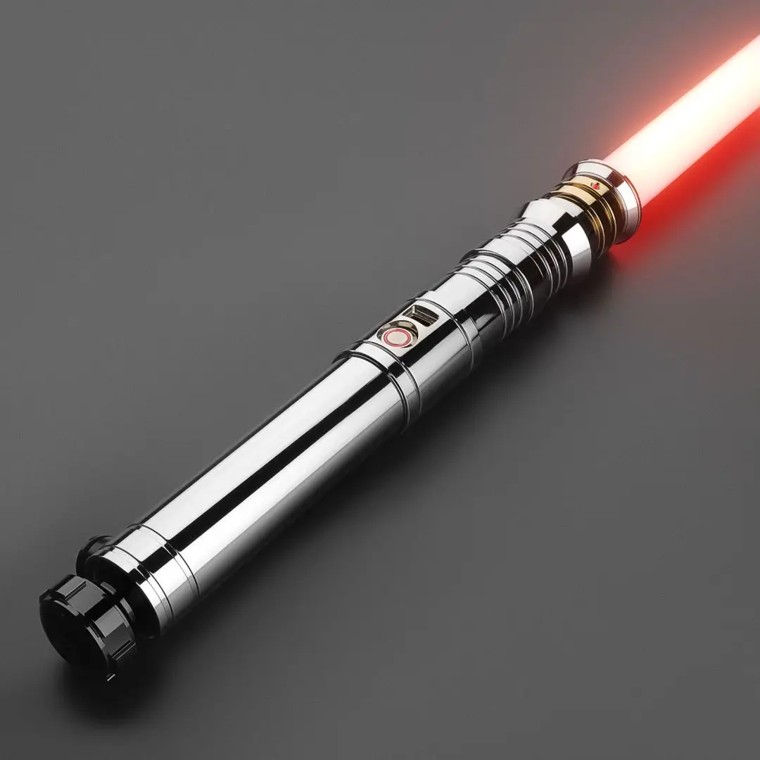 DamienSaber Darth Revan Lightsaber Metal Hilt Sensitive Smooth Swing Heavy Dueling Light Sabers Bluetooth App with 34 Sound Font