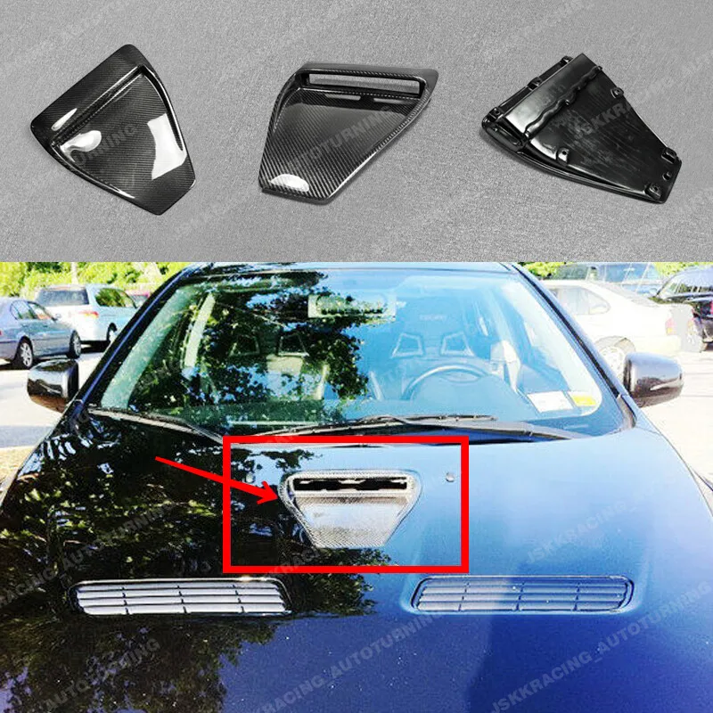 

For Mitsubishi EVO 10 X OE Front Hood Vent Scoop Air Ducts Bodykits Carbon Fiber