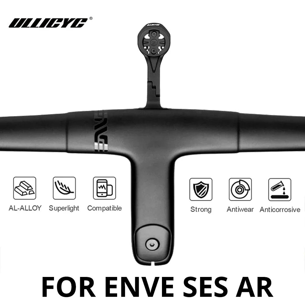 

ULLICYC MOUNT Aluminum Computer Mount For ENVE SES AR Integrated Gravel/Road Handlebar Compatible with Garmin/Bryton/Wahoo