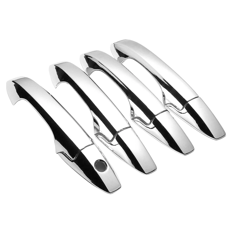 Car Door Handle Frame Sticker For Honda CR-V CRV SUV 2007 2008 2009 2010 2011 Car Styling Chrome Cover