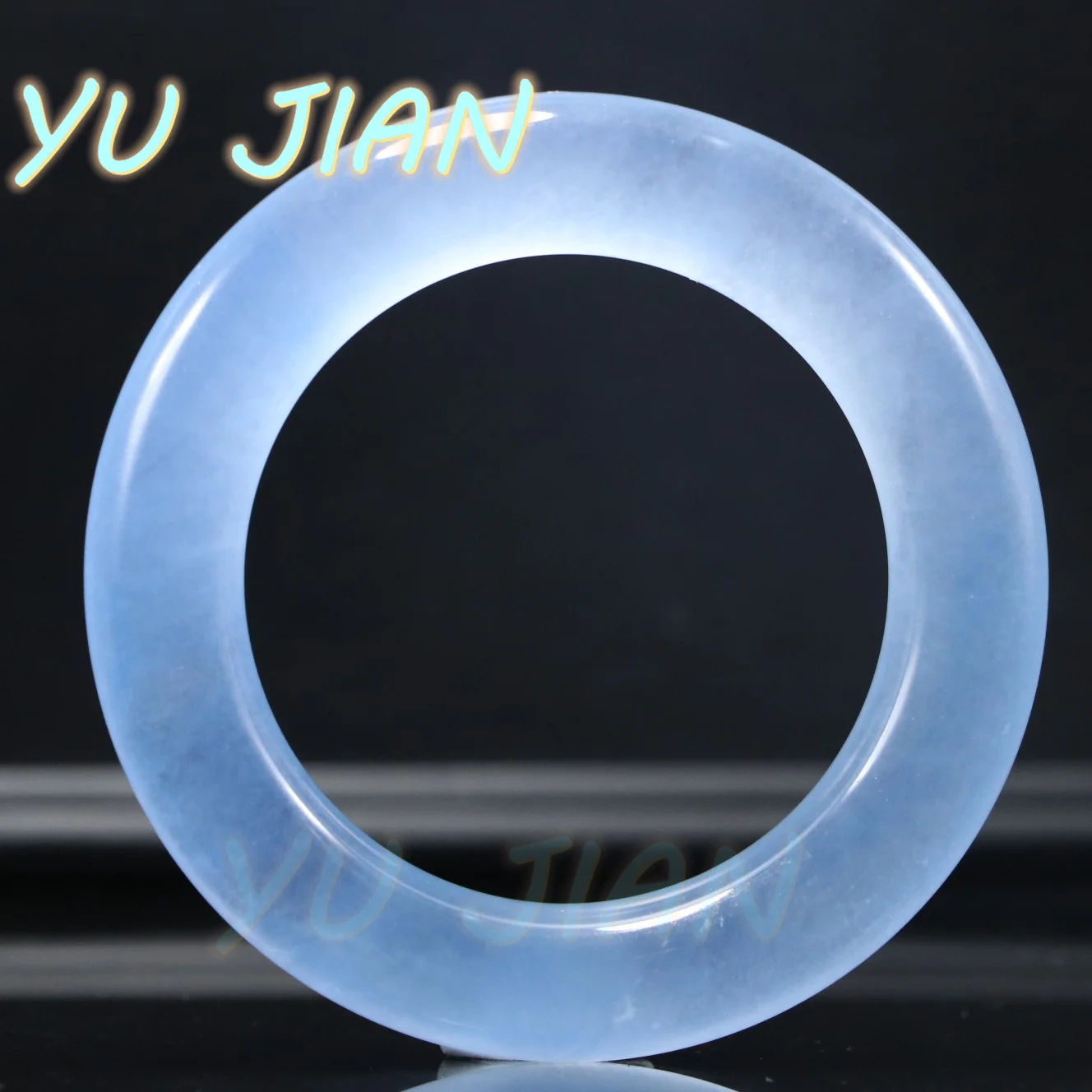 

Newest Natural Transparent Perfect High Ice Exquisite Round Bar Jadeite Bracelet Jade Elegant Fine Bangle Jewelry