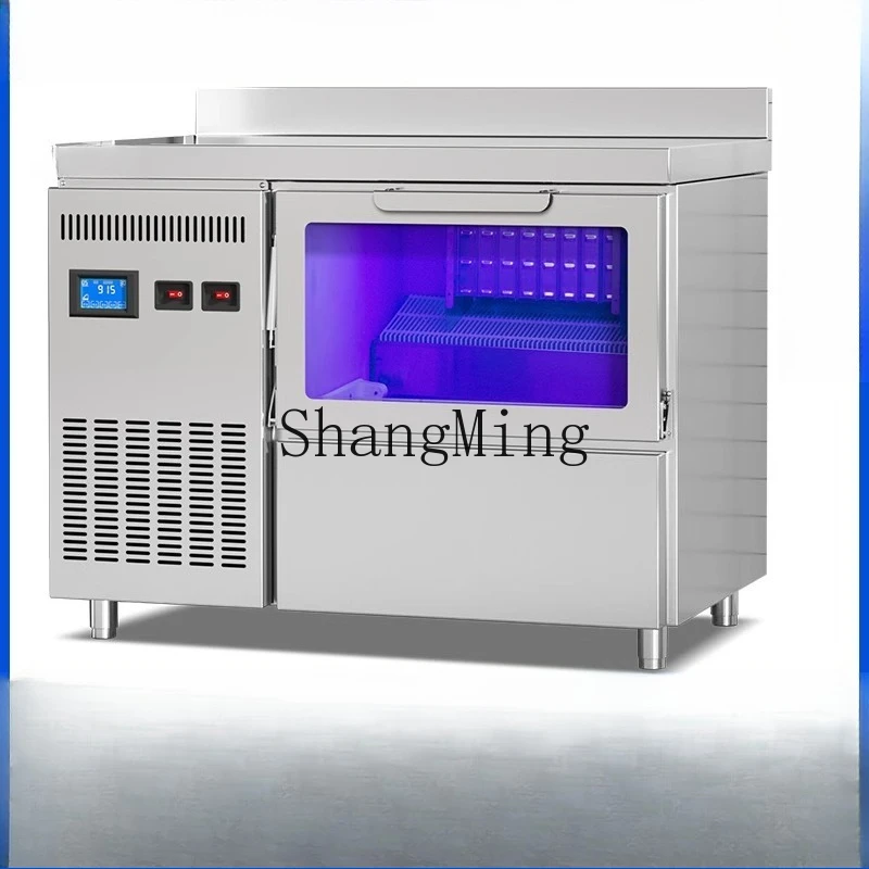 

ZYY Commercial Blu-ray Milk Tea Shop Automatic Small and Medium Bar Ice Machine