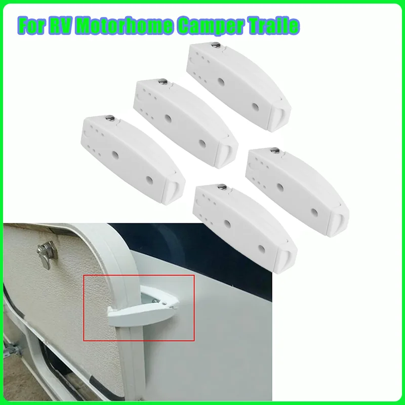 

5 шт., держатель дверной защелки для автофургона, защелка для дома на колесах, кемпера, дорожного багажа