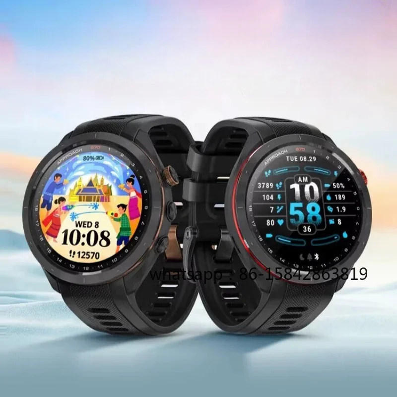 Golf GPS Smartwatch, 43000+ Courses, Slope Compensation, Shot Tracking, Waterproof