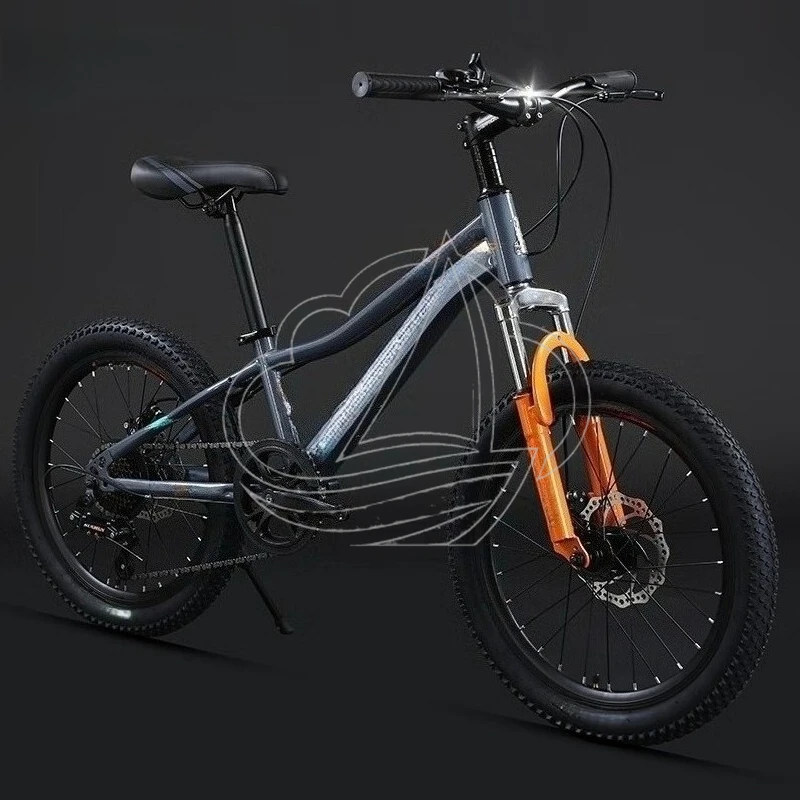 7-Speed Disc Brake Mountain Bike, Shock Absorbing High-Steel for Teens